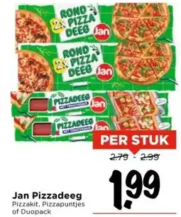Vomar Voordeelmarkt Jan Pizzadeeg aanbieding