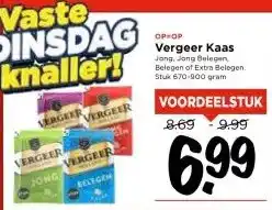 Vomar Voordeelmarkt Vergeer Kaas aanbieding
