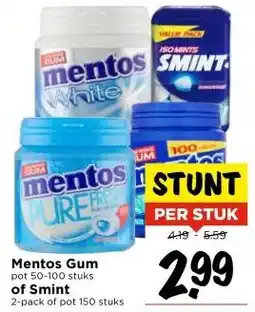 Vomar Voordeelmarkt Mentos Gum of Smint aanbieding