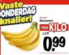 Vomar Voordeelmarkt Bananen aanbieding
