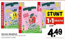 Vomar Voordeelmarkt Servero Slurpfruit aanbieding