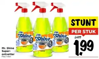 Vomar Voordeelmarkt Mr. Shine Super- ontvetter aanbieding