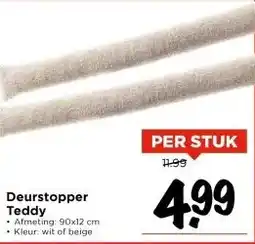 Vomar Voordeelmarkt Deurstopper Teddy aanbieding