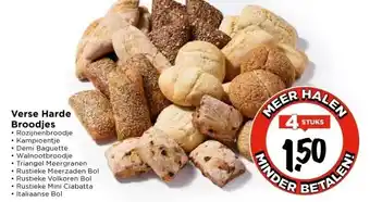 Vomar Voordeelmarkt Verse Harde Broodjes aanbieding