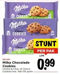 Vomar Voordeelmarkt Milka Chocolade Cookies aanbieding