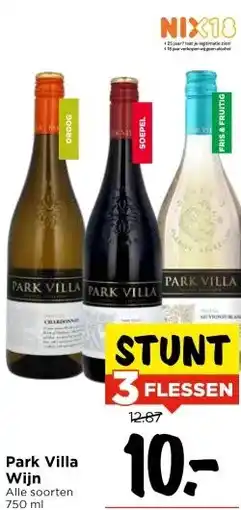 Vomar Voordeelmarkt Park Villa Wijn aanbieding
