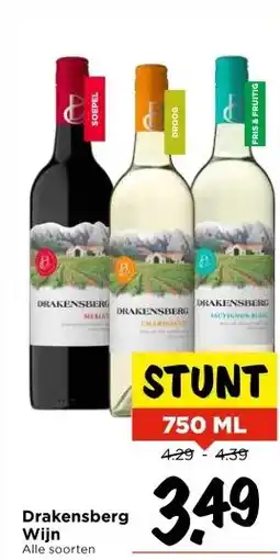 Vomar Voordeelmarkt Drakensberg Wijn aanbieding