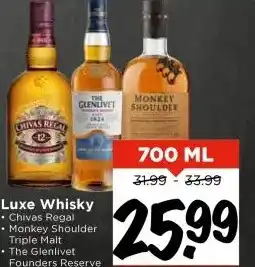 Vomar Voordeelmarkt Luxe Whisky aanbieding