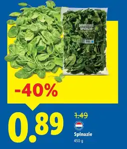 Lidl Spinazie aanbieding