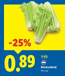 Lidl Bleekselderij aanbieding
