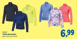 Lidl Crivit kinder thermoshirt aanbieding
