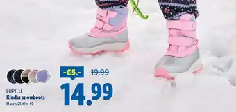 Lidl Lupilu kinder snowboots aanbieding