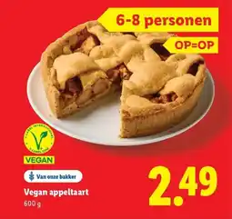 Lidl Vegan appeltaart aanbieding
