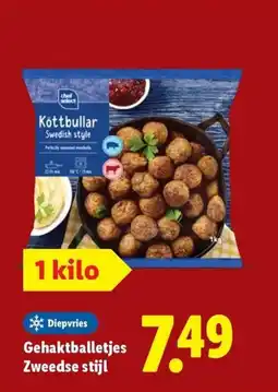 Lidl Gehaktballetjes Zweedse stijl aanbieding