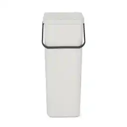 Amazon Brabantia Sort & Go Prullenbak, Afvalemmer, Jade Green , 40 Liter aanbieding