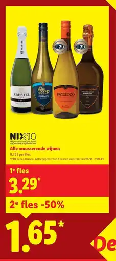 Lidl Alle mousserende wijnen aanbieding