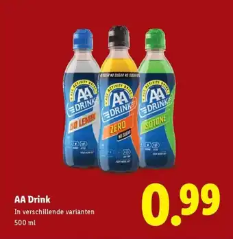 Lidl AA Drink aanbieding