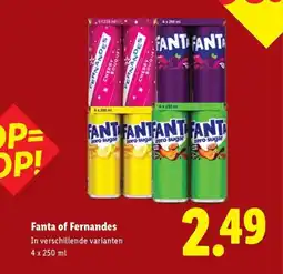 Lidl Fanta of Fernandes aanbieding