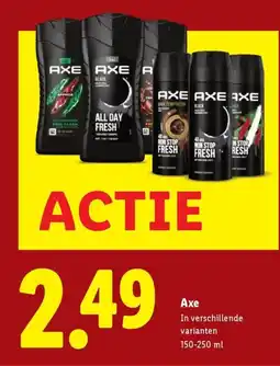 Lidl Axe aanbieding