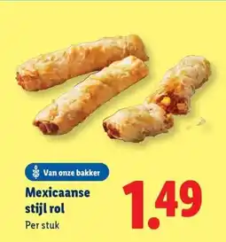 Lidl Mexicaanse stijl rol aanbieding