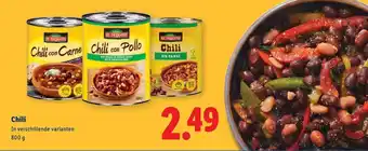 Lidl Chili aanbieding
