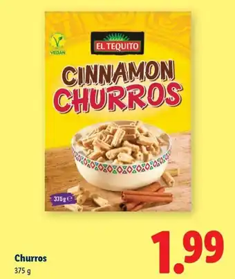 Lidl Churros aanbieding