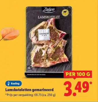Lidl Lamskoteletten gemarineerd aanbieding