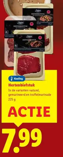 Lidl Hertenbiefstuk aanbieding
