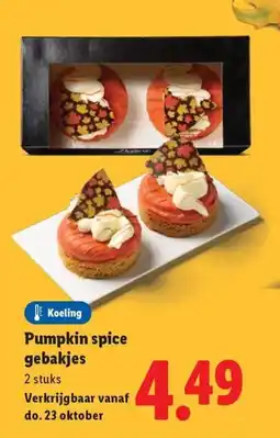 Lidl Pumpkin spice gebakjes aanbieding