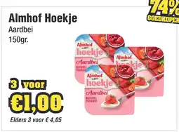 Budget Food Almhof Hoekje Aardbei aanbieding