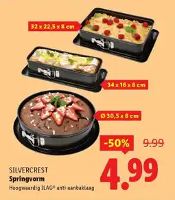Lidl Silvercrest springvorm aanbieding