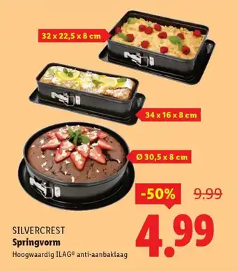 Lidl Silvercrest springvorm aanbieding