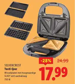 Lidl Silvercrest tosti ijzer aanbieding