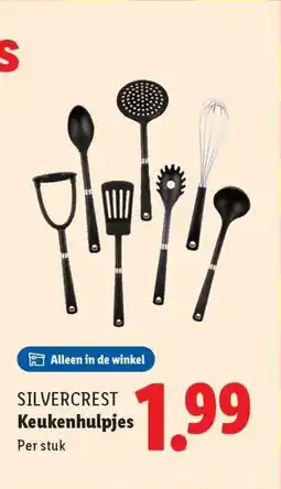 Lidl Silvercrest keukenhulpjes aanbieding