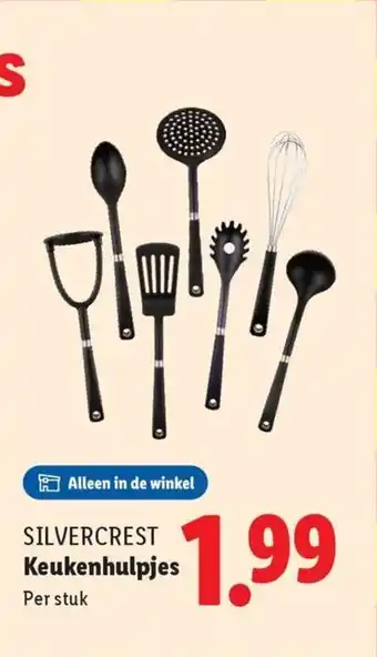 Lidl Silvercrest keukenhulpjes aanbieding