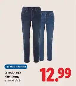 Lidl Esmara men herenjeans aanbieding