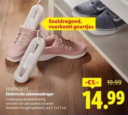 Lidl Silvercrest elektrische schoenendroger aanbieding