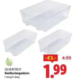 Lidl Silvercrest koelkastorganizers aanbieding