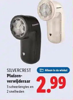 Lidl Silvercrest pluizen verwijderaar aanbieding