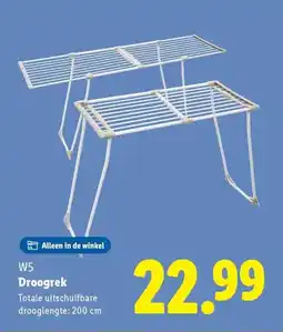 Lidl W5 Droogrek aanbieding