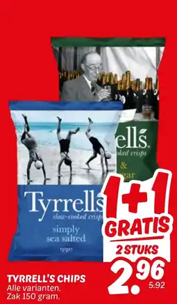 Dekamarkt Tyrrell's chips aanbieding