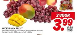 Dekamarkt Pick & mix fruit aanbieding