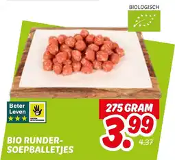 Dekamarkt Bio runder soepballetjes aanbieding