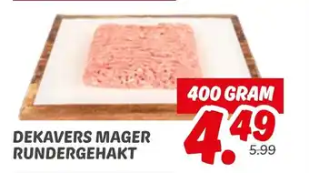Dekamarkt Dekavers mager rundergehakt aanbieding