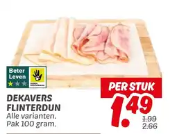 Dekamarkt Dekavers flinterdun aanbieding