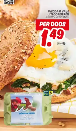 Dekamarkt Wegdam vrije uitloopeieren aanbieding