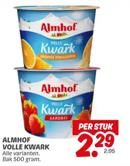 Dekamarkt Almhof volle kwark aanbieding