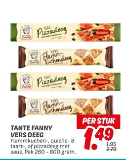 Dekamarkt Tante fanny vers deeg aanbieding