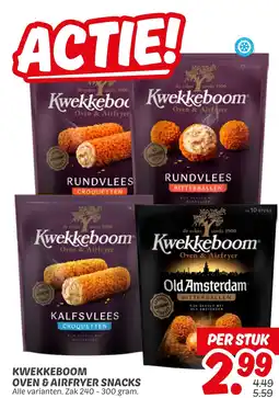 Dekamarkt Kwekkeboom oven & airfryer snacks aanbieding