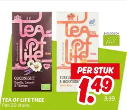 Dekamarkt Tea of life thee aanbieding